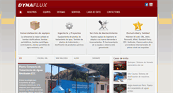 Desktop Screenshot of dynaflux.com.pe