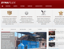 Tablet Screenshot of dynaflux.com.pe